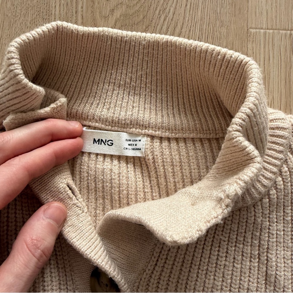 Mango Button Detail Sweater - Picture 6 of 8